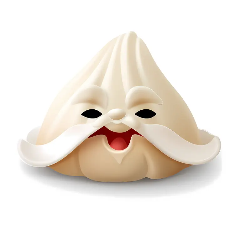 Smiling Cartoon Dumpling