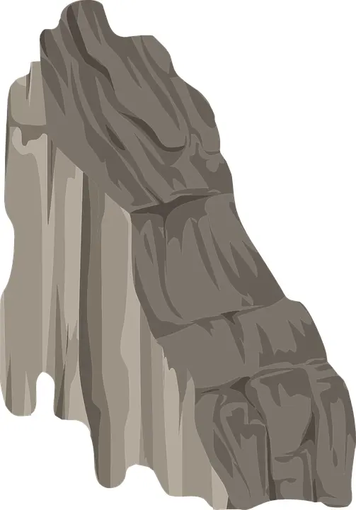Rock Formation Illustration