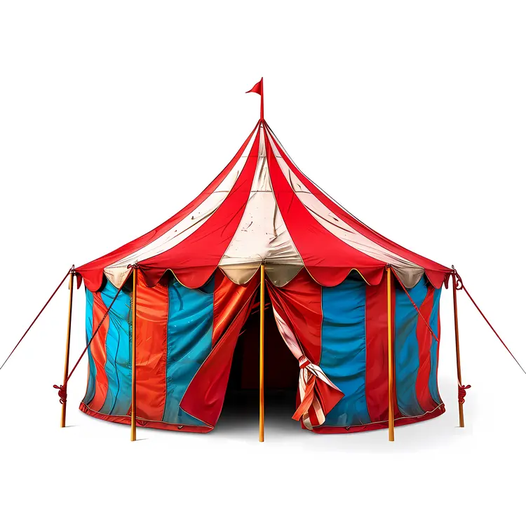 Colorful Circus Tent