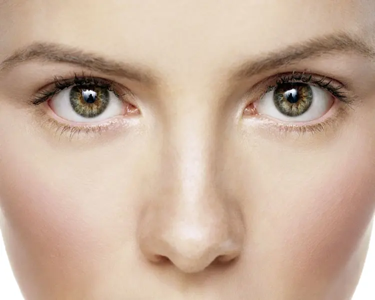 Close-up of Human Eyes