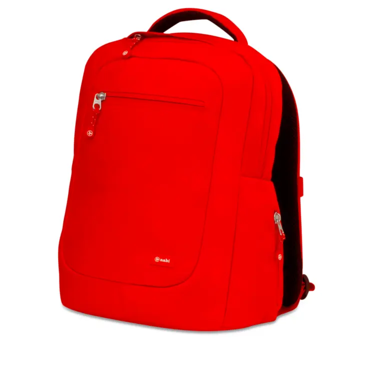 Red Backpack for School and Travel