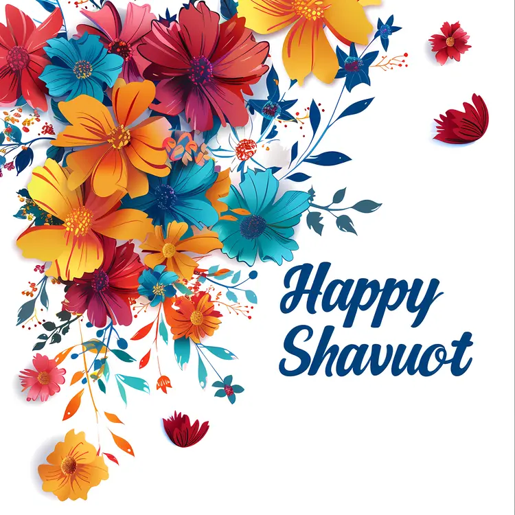 Happy Shavuot Floral Design