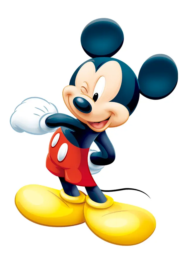 Mickey Mouse Winking