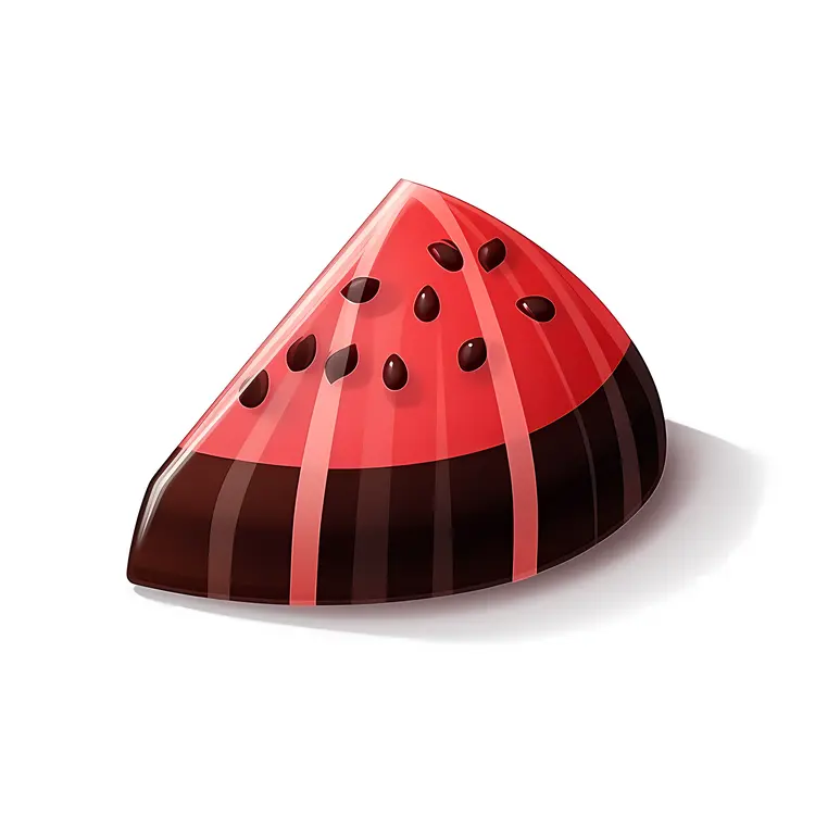 Watermelon Chocolate Slice