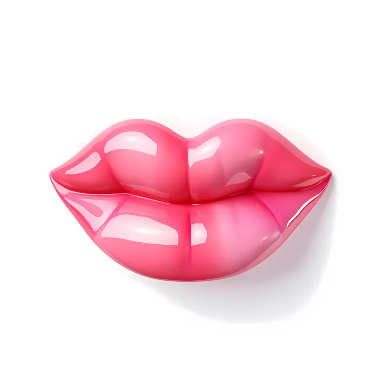 Glossy Pink Lips