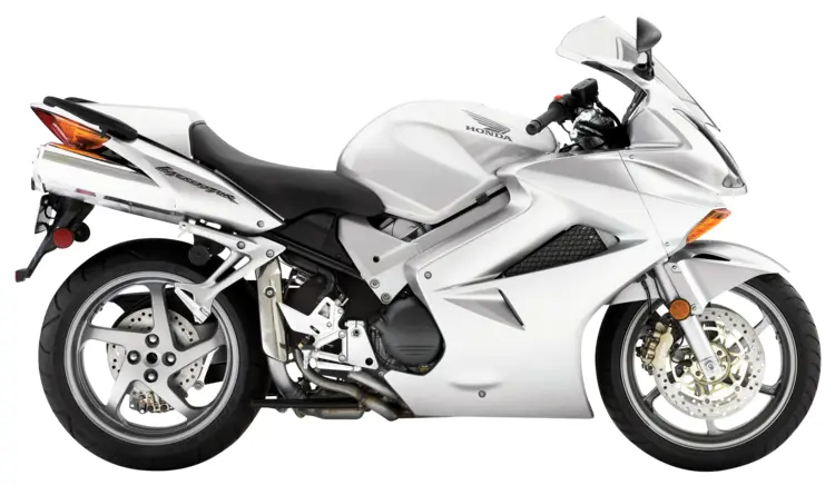 White Honda Motorcycle