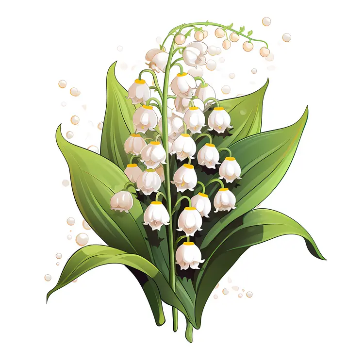 Lily of the Valley in Bloom