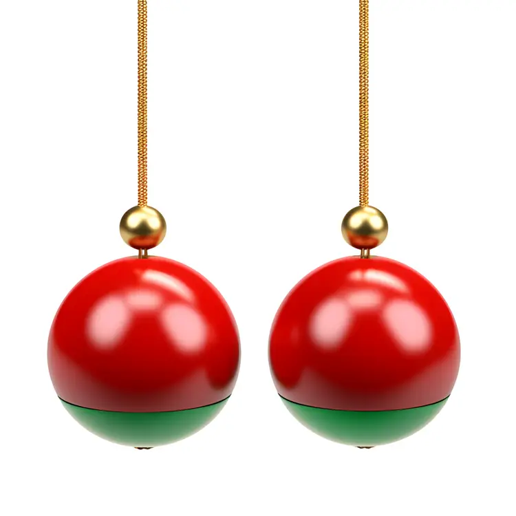 Red and Green Christmas Ornaments