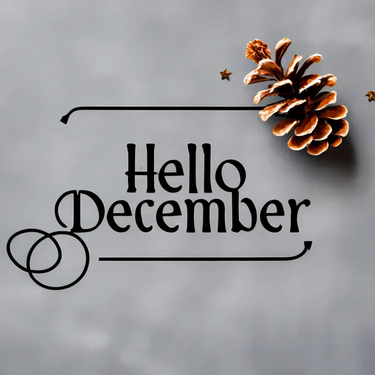Hello December with Pinecone