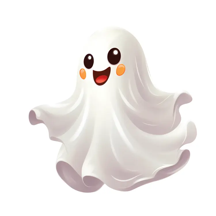 Cute White Ghost