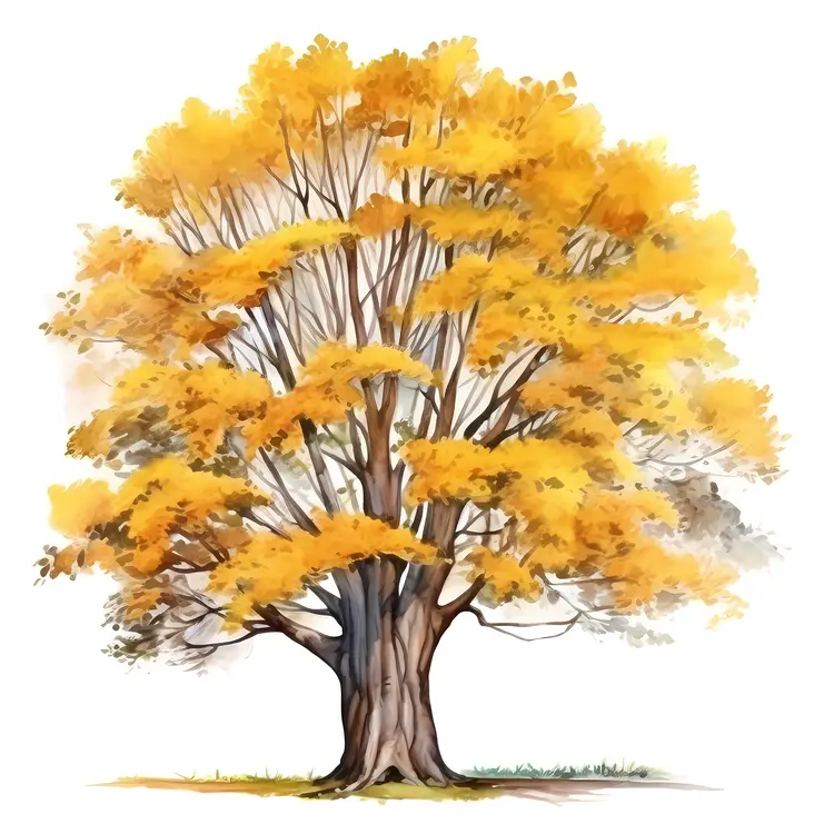 Yellow Tree in Autumn