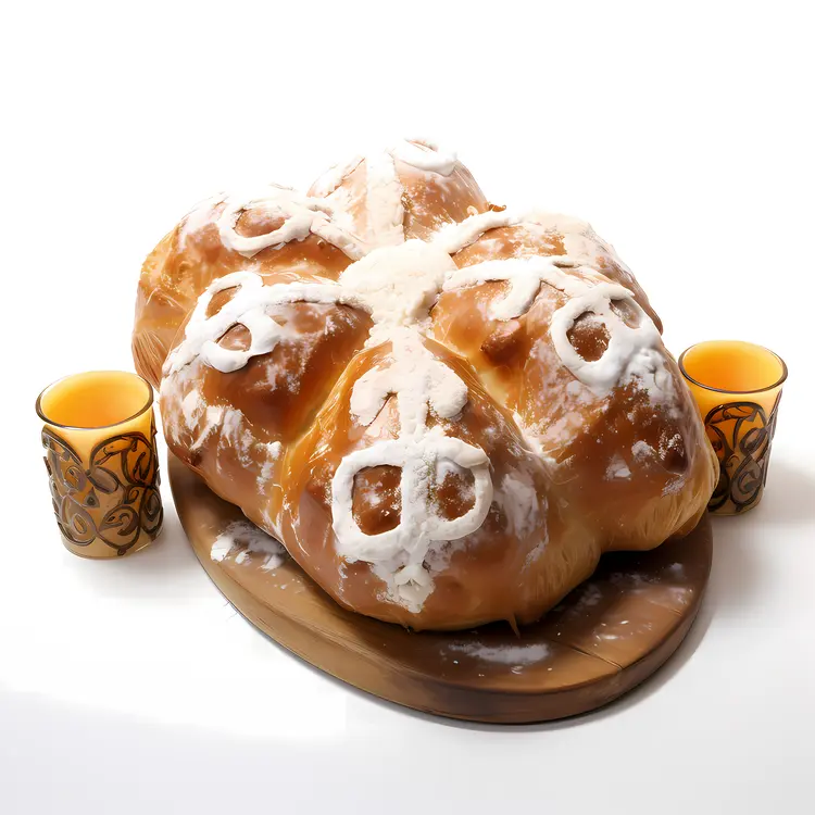 Beautifully Decorated Bread