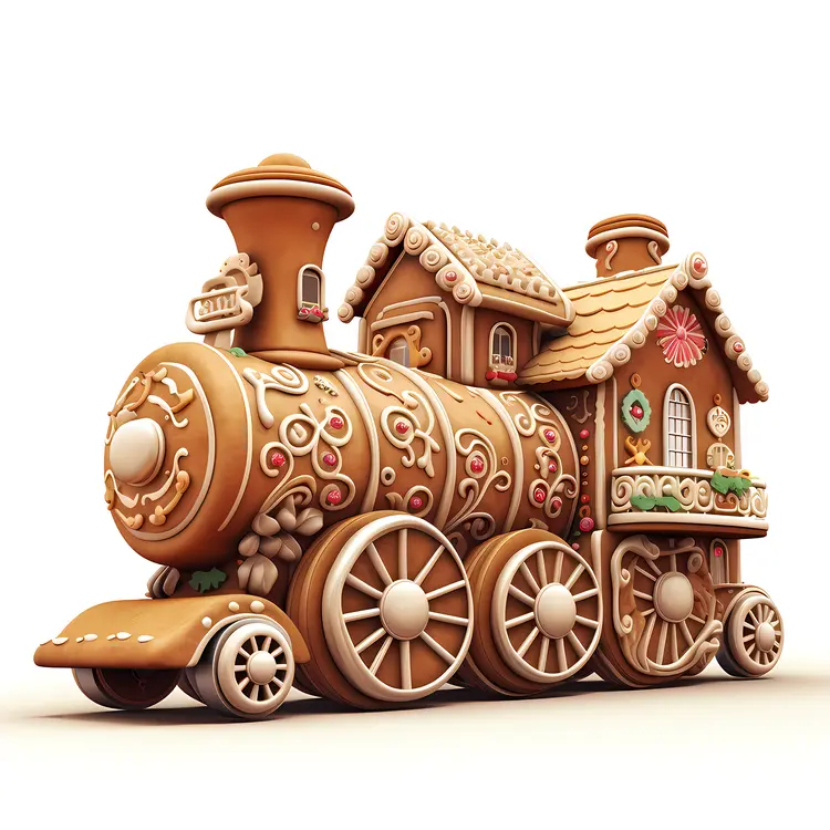 Gingerbread Locomotive