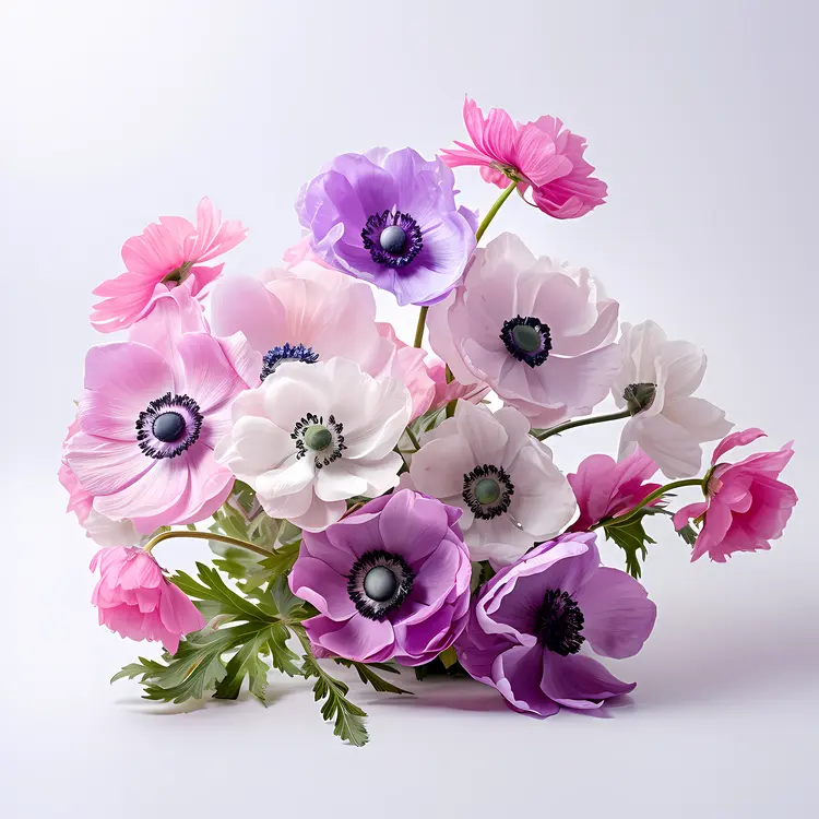 Beautiful Flower Arrangement with Anemones