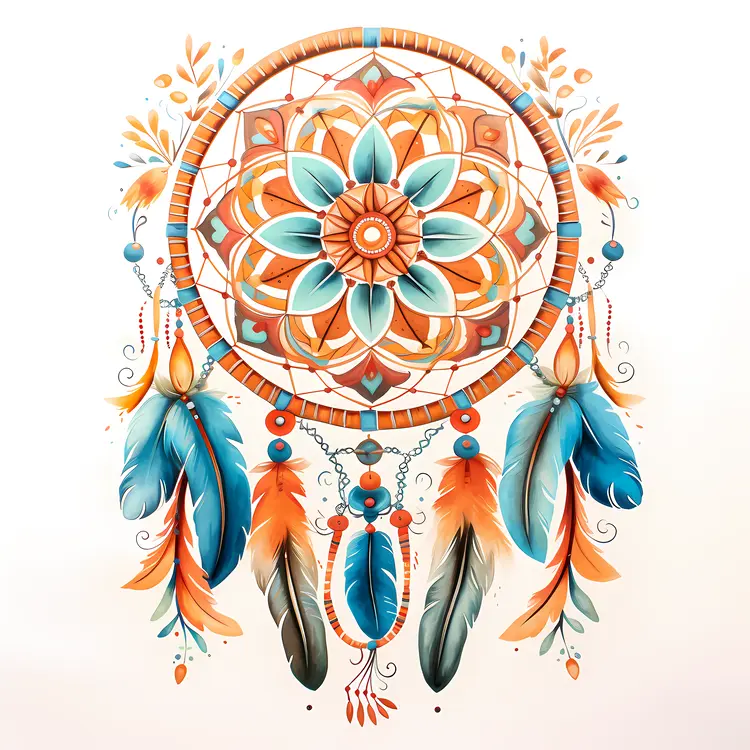 Elegant Dreamcatcher Illustration