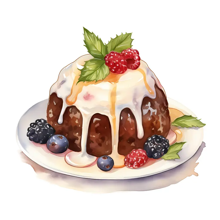 Chocolate Cake with Berries