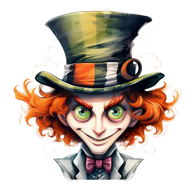 Mad Hatter with Green Hat
