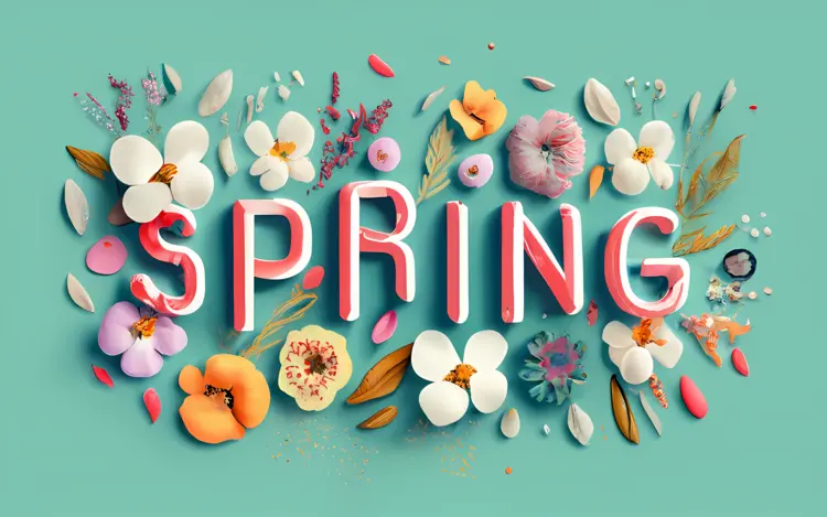 Spring Flowers Illustration