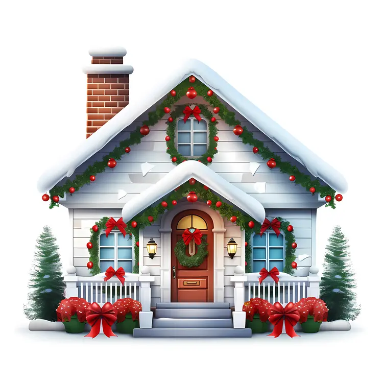 Small cute doodle house