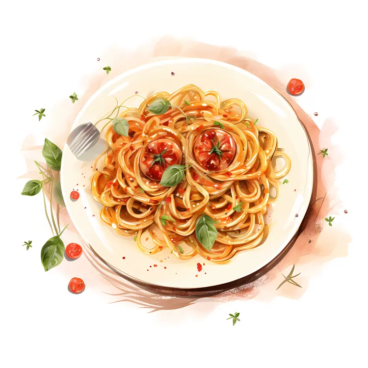 Pasta with Tomatoes and Herbs