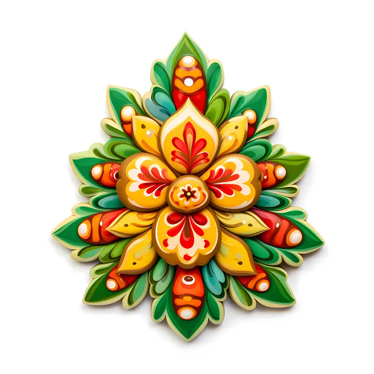 Colorful floral design