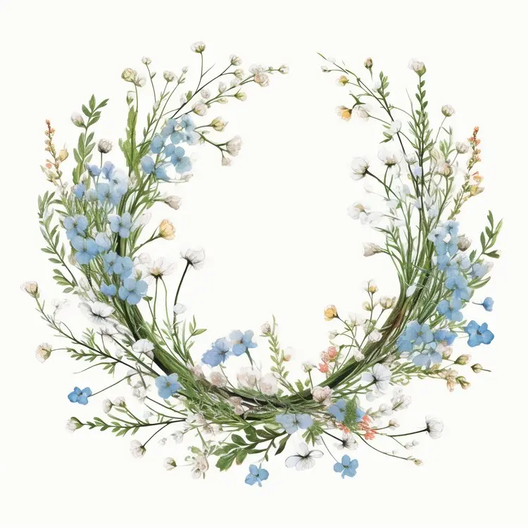 Beautiful Floral Wreath for Spring Celebrations