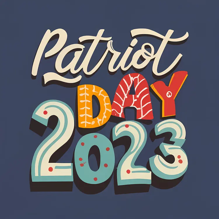 Patriot Day 2023 Colorful Poster
