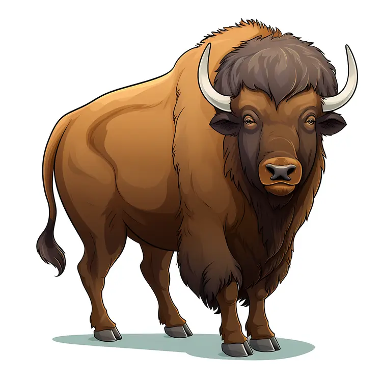 Bison Illustration