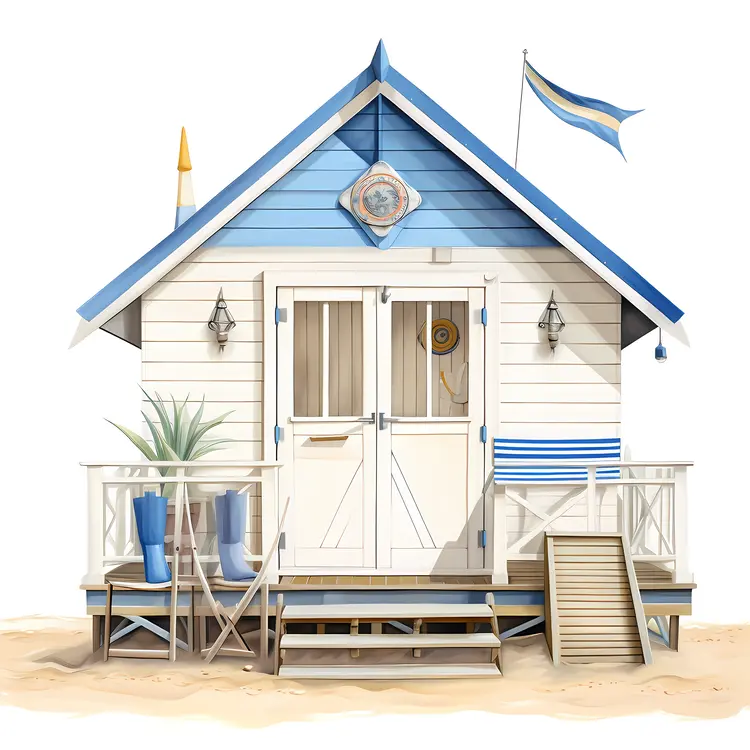 Small cute doodle house