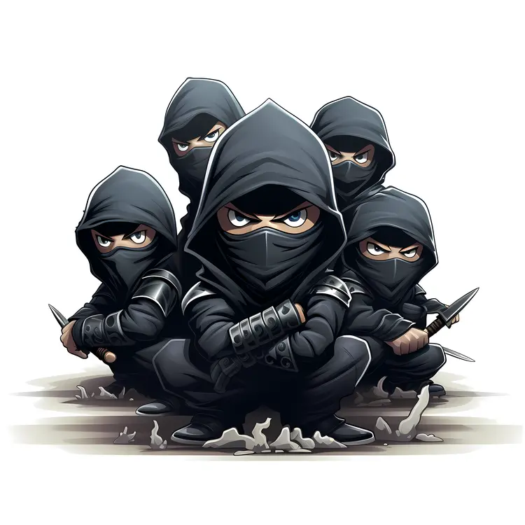 Team of Stealthy Ninjas