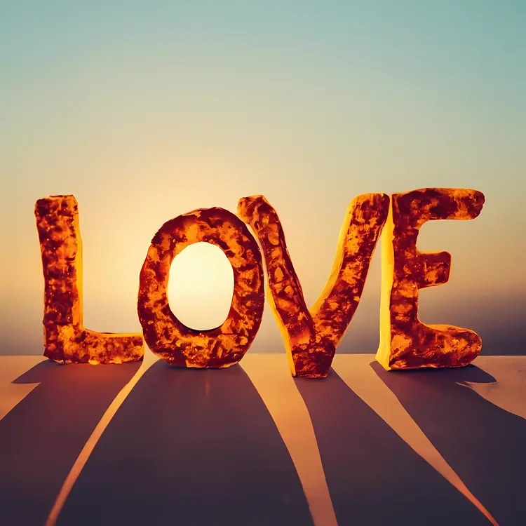 LOVE Letters at Sunset