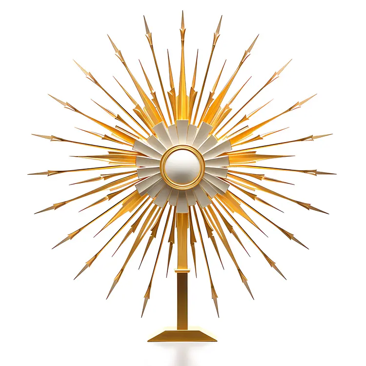 Modern Golden Monstrance