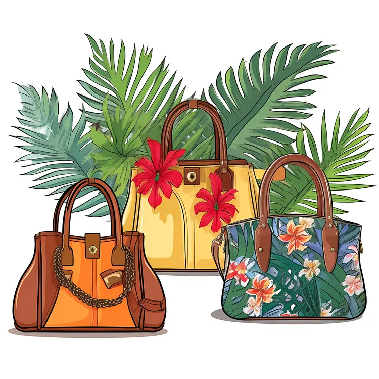 Stylish Tropical Handbags for Summer