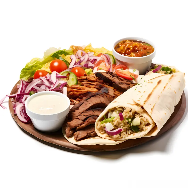 Burrito Plate with Sides