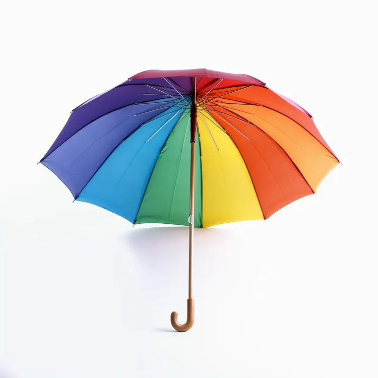 Colorful Rainbow Umbrella