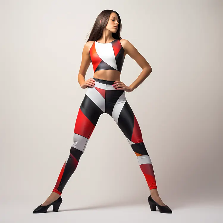 Geometric Patterned Leggings