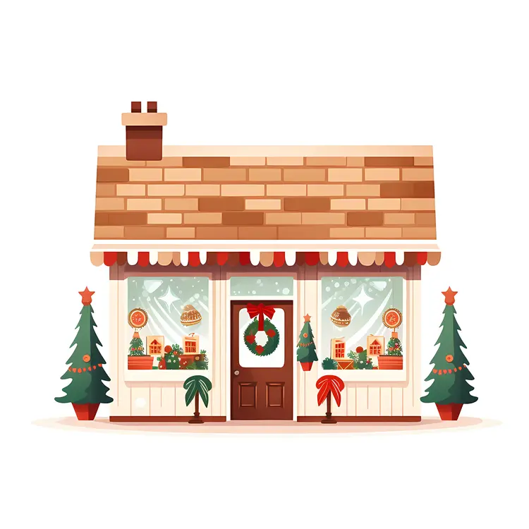 Brick Roof Christmas Shop