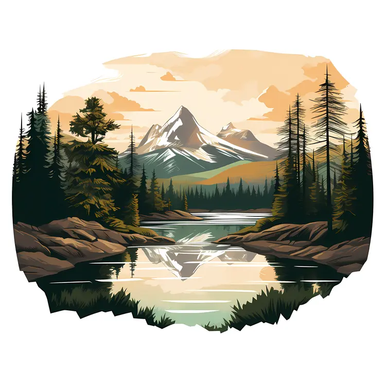 Serene Mountain Landscape
