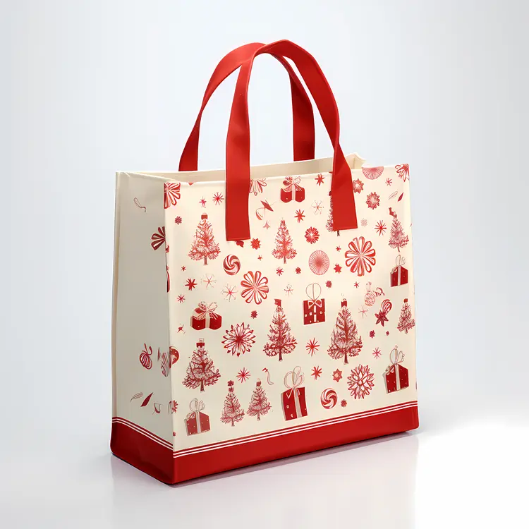 Christmas Gift Bag with Festive Design