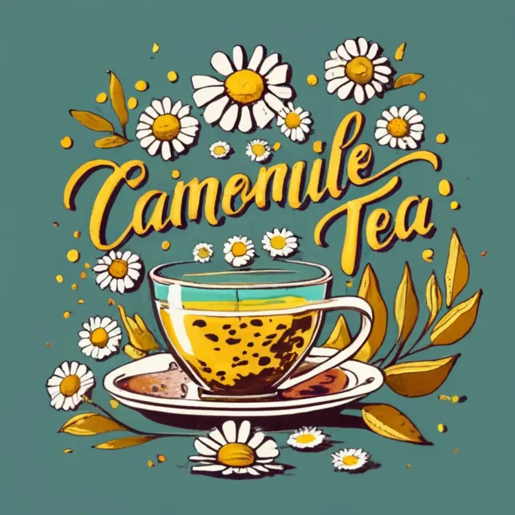 Chamomile Tea with Flowers