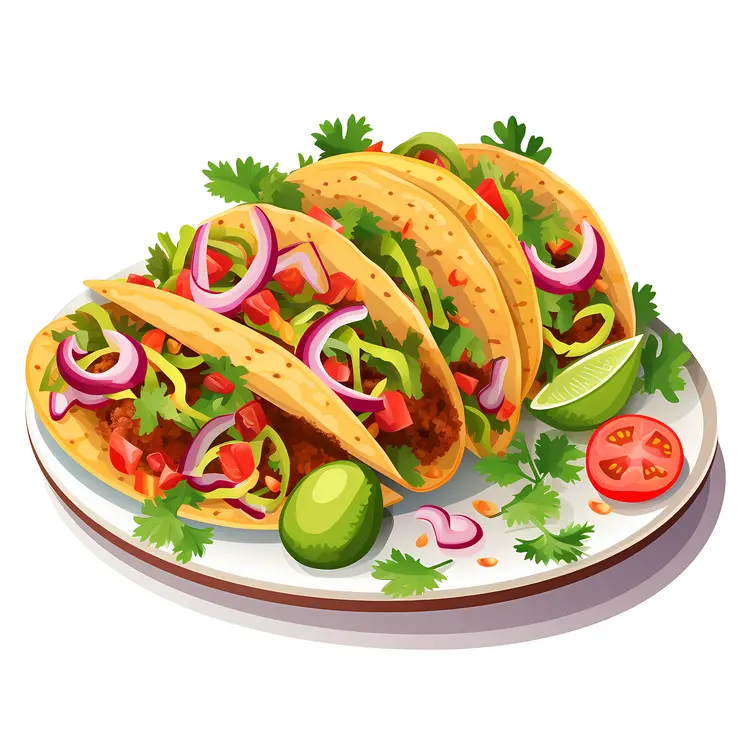 Delicious Tacos with Fresh Ingredients