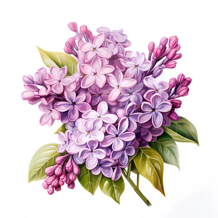 Beautiful Purple Lilac Flowers