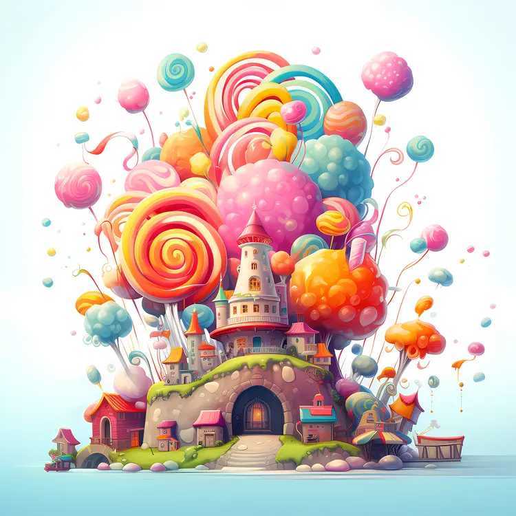 Whimsical Candy Castle