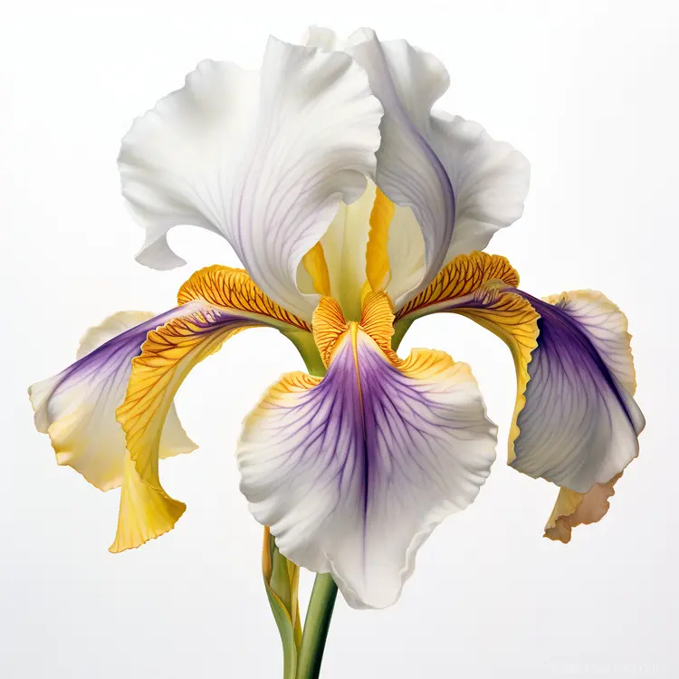 Beautiful Iris Flower with Vibrant Colors