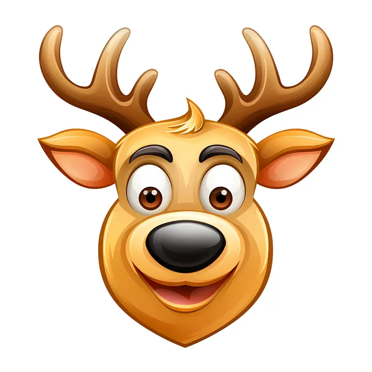 Cute Reindeer Face