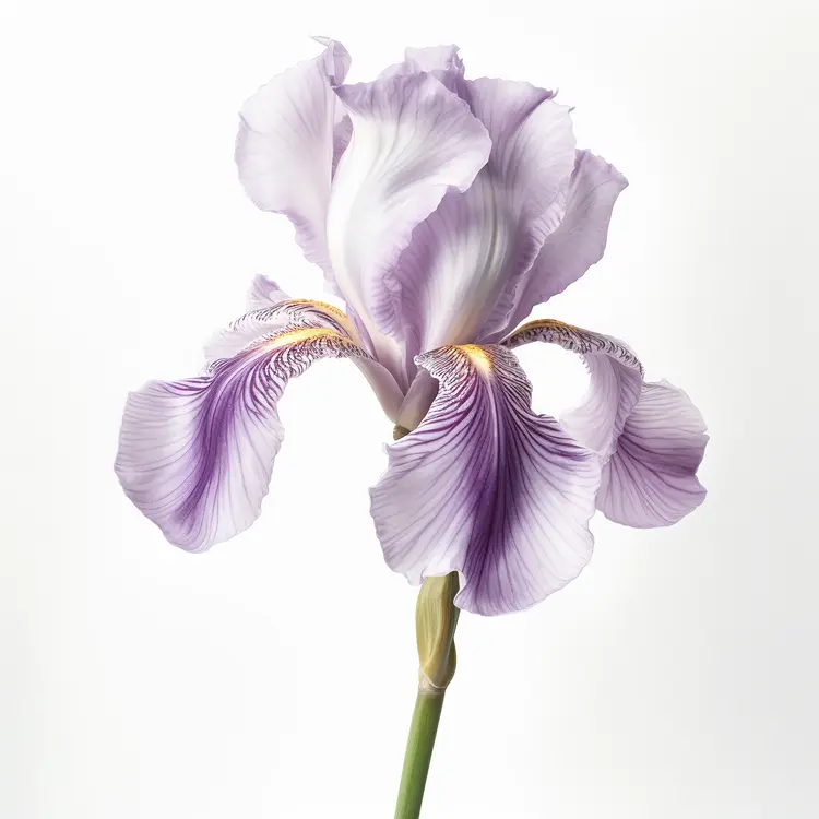 Beautiful Purple Iris Flower