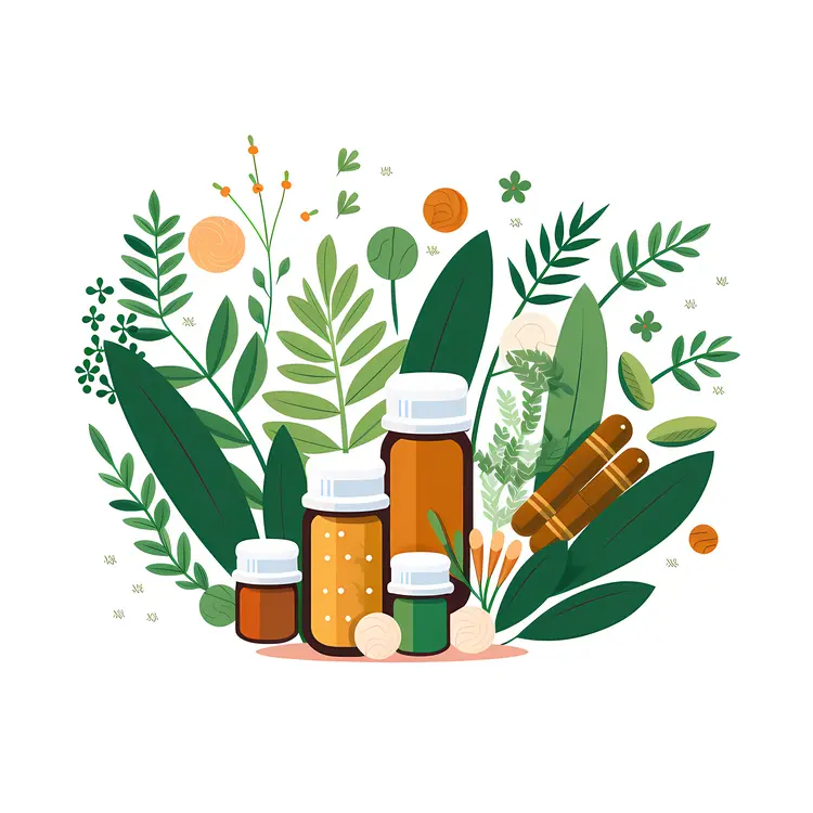 Herbal Remedies and Bottles