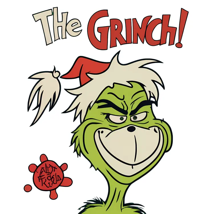 Grinch in Santa Hat