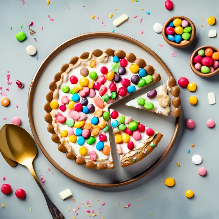 Colorful Cake with Candies