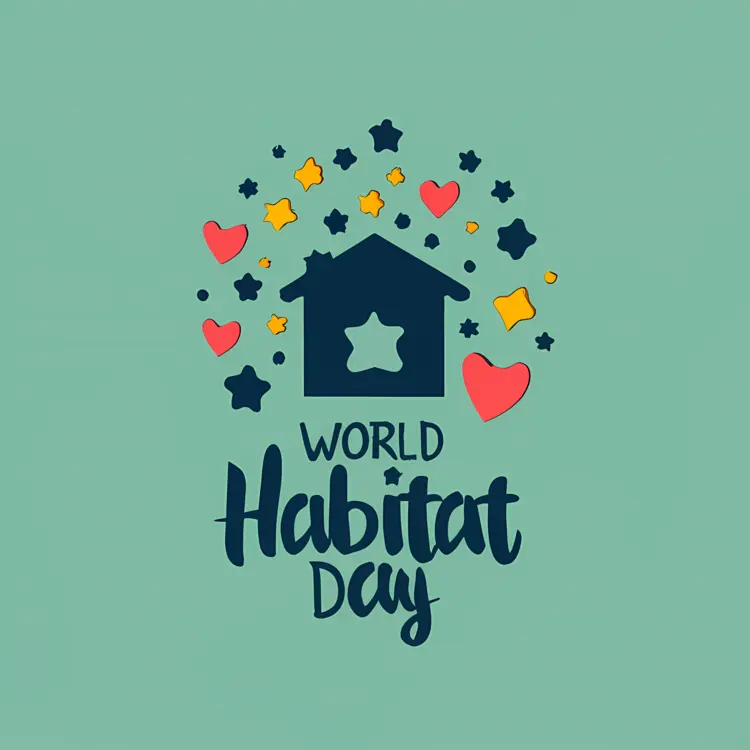 Small cute doodle house